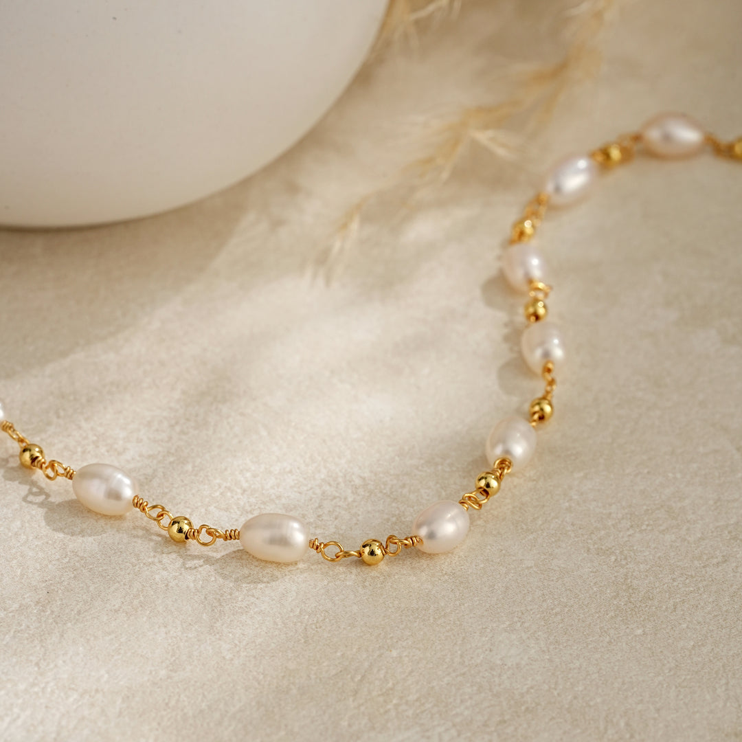 Dainty Freshwater Pearl Bracelet